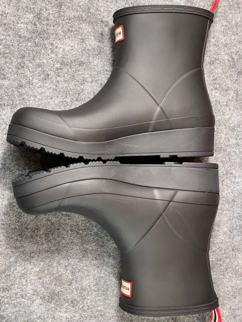 Hunter Play Short Boot Size 9 Black Rain Boots - Picture 2 of 8